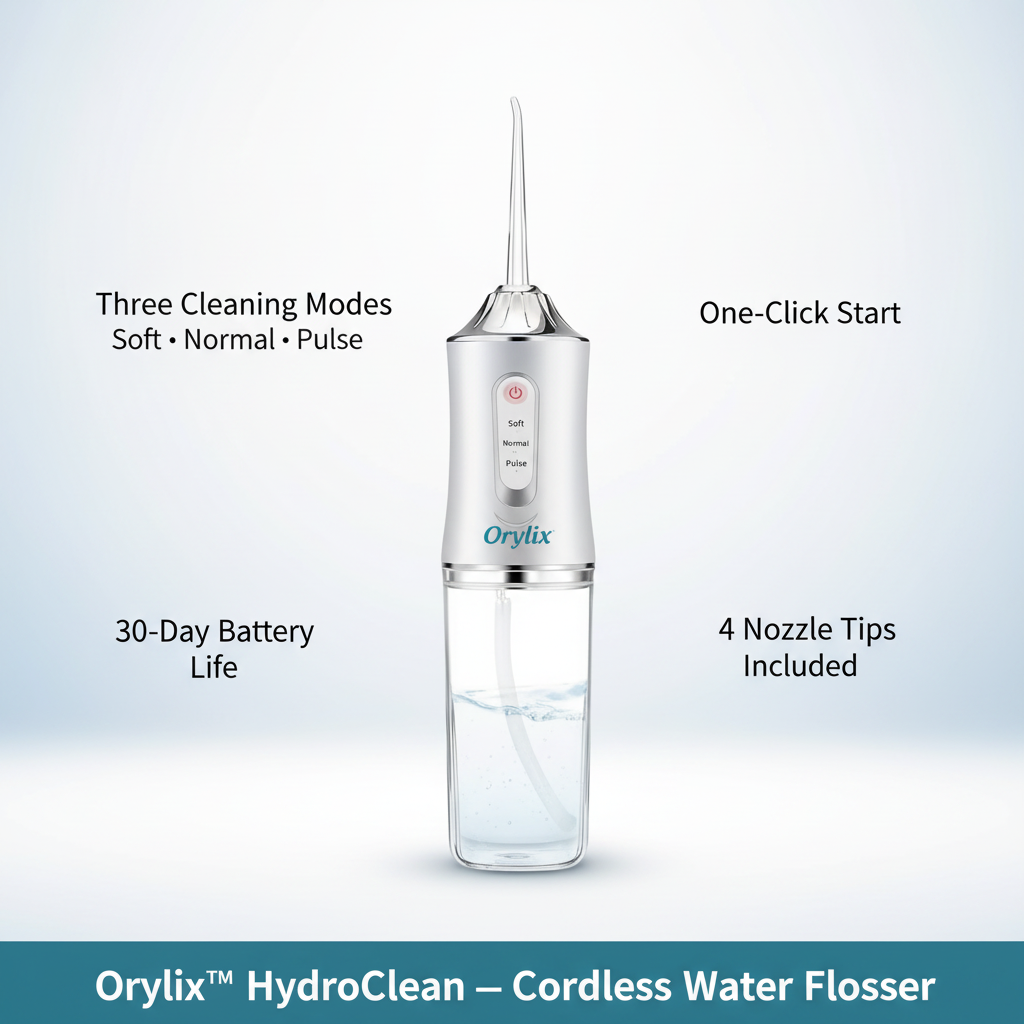 Orylix HydroClean Single Product Infographic